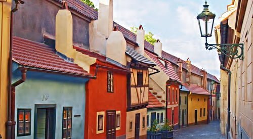 Golden Lane, Prague castle, Czech republic